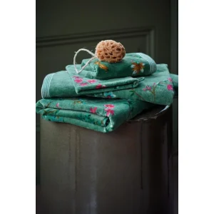 Bestpreis ? Pip Studio Les Fleurs Duschtuch – 70×140 Cm – Green ⌛ 6