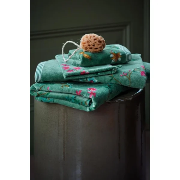 Bestpreis ? Pip Studio Les Fleurs Duschtuch – 70×140 Cm – Green ⌛ 3