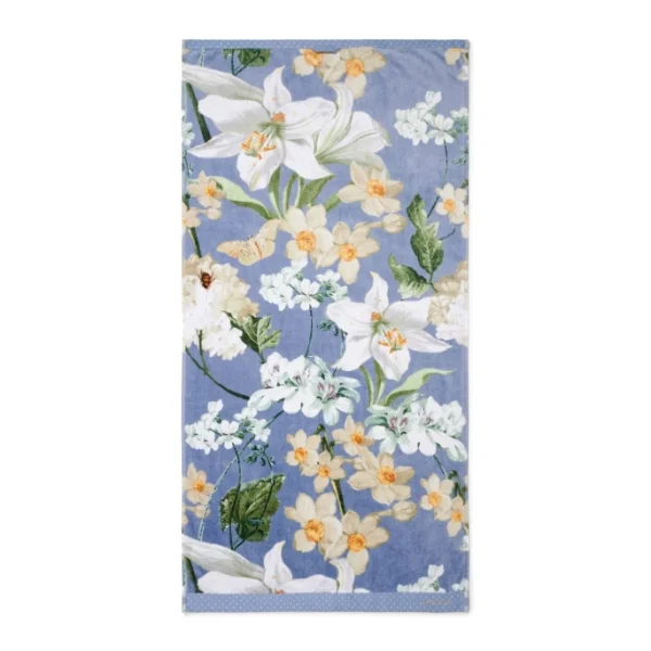 Bestpreis ✔️ ESSENZA HOME Essenza Rosalee Duschtuch – 70×140 Cm – Blue ❤️ 1