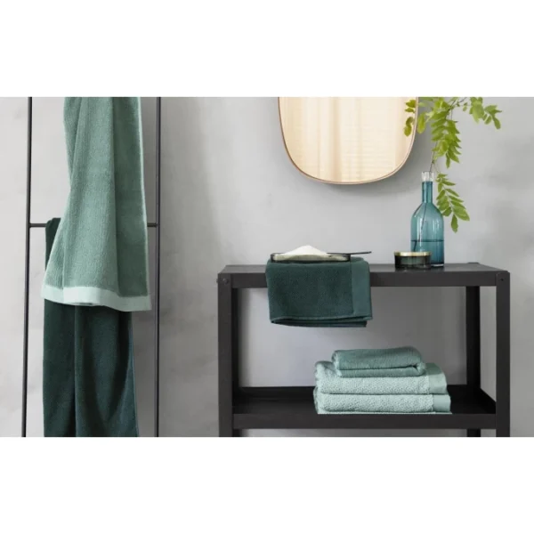 Besorgen ? ESSENZA HOME Essenza Connect Organic Lines Bio-Duschtuch – 70×140 Cm – Green ✨ 3