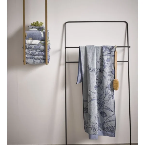 Bester Verkauf ? ESSENZA HOME Essenza Malou Duschtuch – 70×140 Cm – Blue ? 3