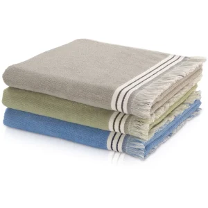 Coupon ? Möve Organic Doubleface Duschtuch – 80×150 Cm – Nature/blue ? 6