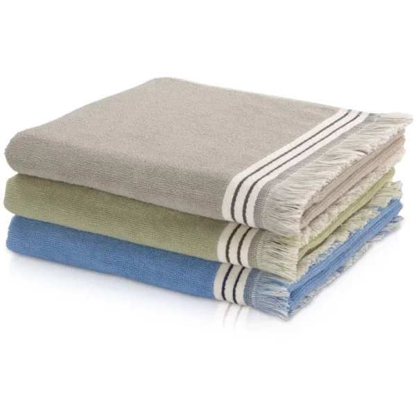 Coupon ? Möve Organic Doubleface Duschtuch – 80×150 Cm – Nature/blue ? 3