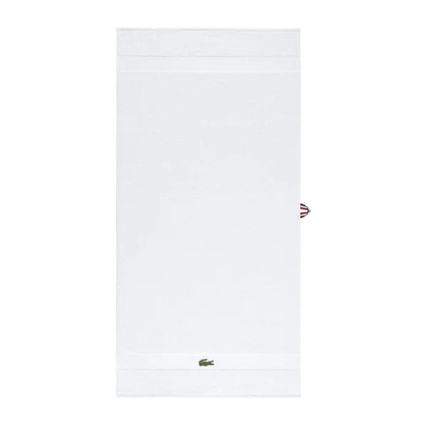 Am billigsten ✨ Lacoste L CASUAL Bio-Duschtuch – 70×140 Cm – Blanc ? 1
