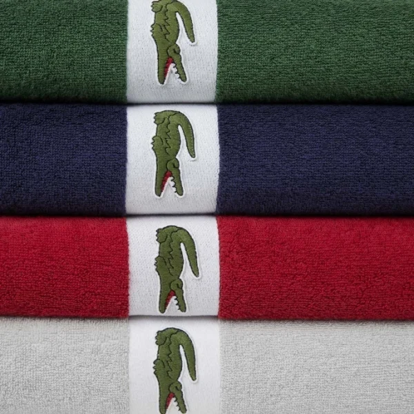 Besorgen ⭐ Lacoste L CASUAL Bio-Duschtuch – 70×140 Cm – Terre Batue ✨ 7