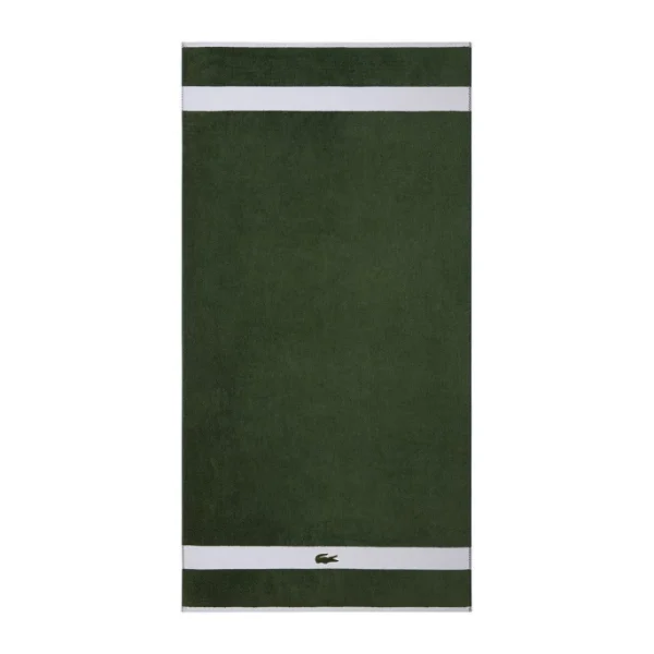Am billigsten ? Lacoste L CASUAL Bio-Duschtuch – 70×140 Cm – Vert ❤️ 1