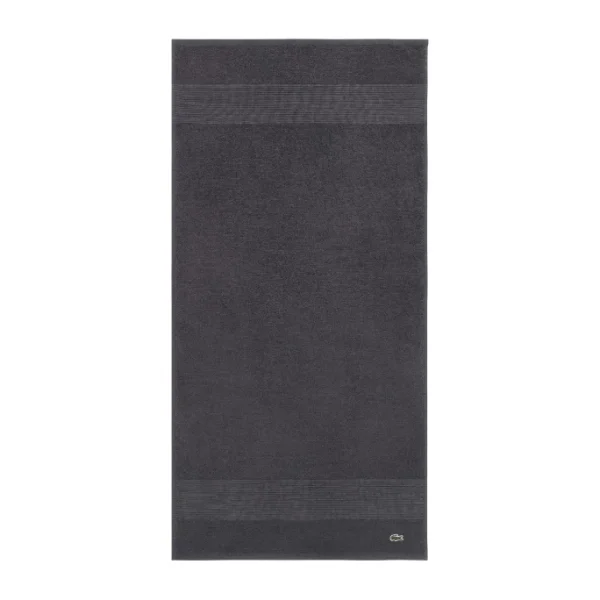 Beste Bewertungen von ? Lacoste LECROCO Bio-Duschtuch – 70×140 Cm – Bitume ? 1