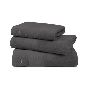 Beste Bewertungen von ? Lacoste LECROCO Bio-Duschtuch – 70×140 Cm – Bitume ? 14