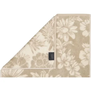Am billigsten ✔️ Cawö Two-Tone Floral Duschtuch – 80×150 Cm – Beige ? 10