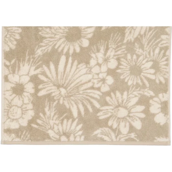 Am billigsten ✔️ Cawö Two-Tone Floral Duschtuch – 80×150 Cm – Beige ? 5