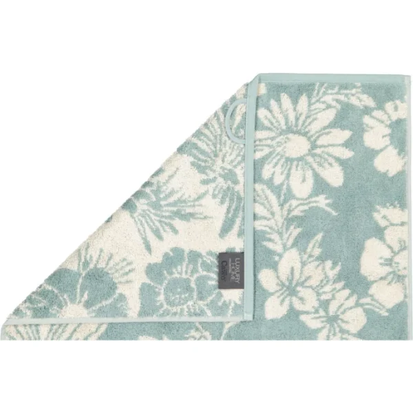 Besorgen ? Cawö Two-Tone Floral Duschtuch – 80×150 Cm – Salbei ⌛ 3