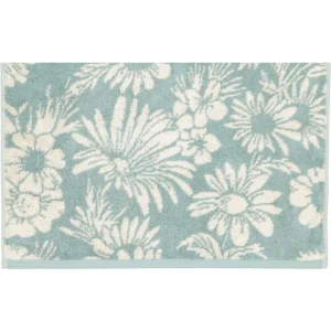Besorgen ? Cawö Two-Tone Floral Duschtuch – 80×150 Cm – Salbei ⌛ 10