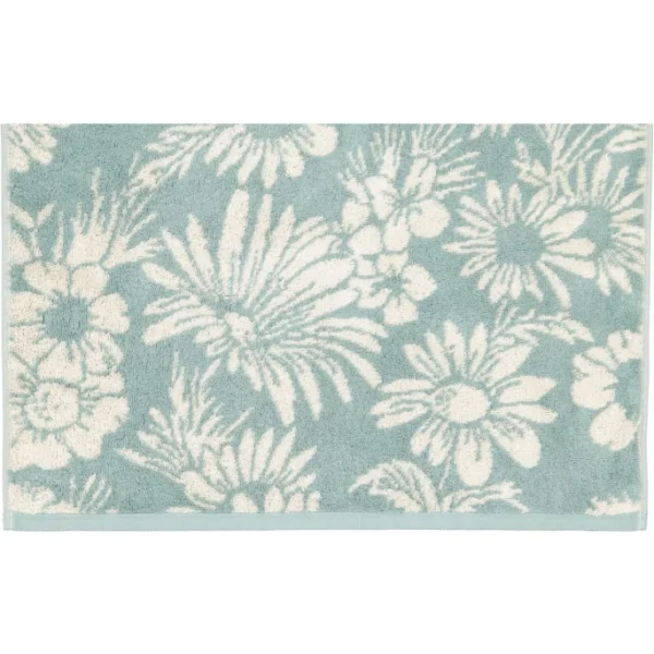 Besorgen ? Cawö Two-Tone Floral Duschtuch – 80×150 Cm – Salbei ⌛ 4