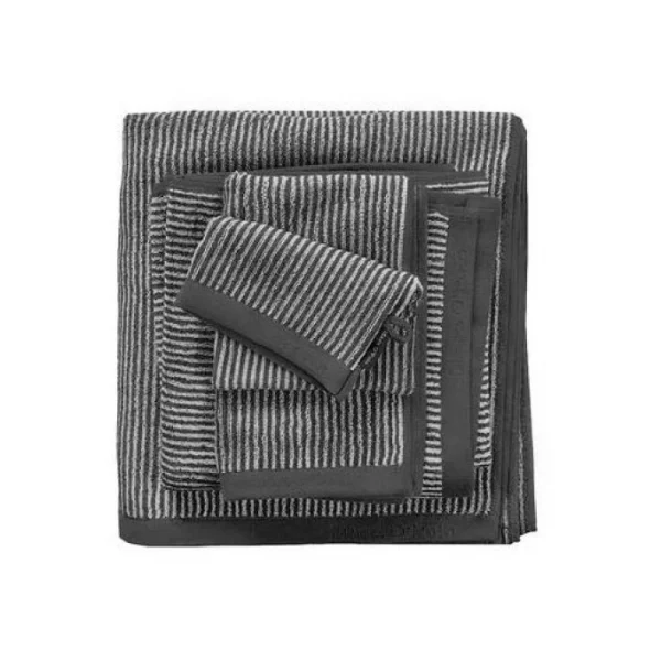 Angebote ⌛ Marc O’Polo Timeless Tone Stripe Duschtuch – 70×140 Cm – Anthracite/silver ? 1