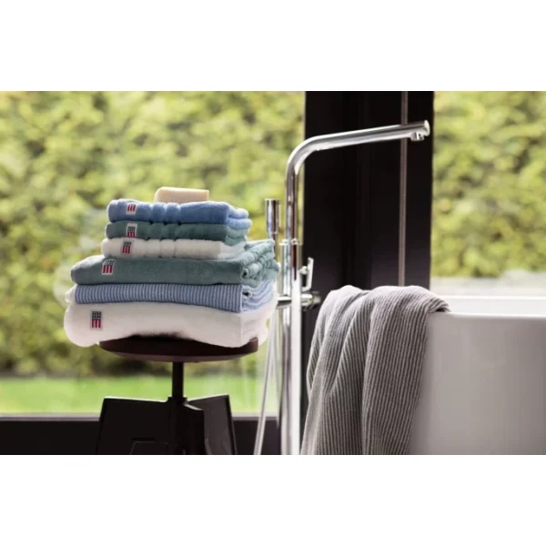 Bestes Angebot ? Lexington Original Towel Duschtuch – 70×130 Cm – White/Blue Striped ? 5