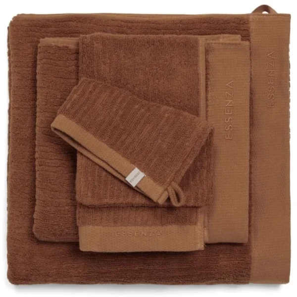 Bester Verkauf ? ESSENZA HOME ESSENZA Connect Organic Lines Bio-Duschtuch – 70×140 Cm – Leather Brown ? 5