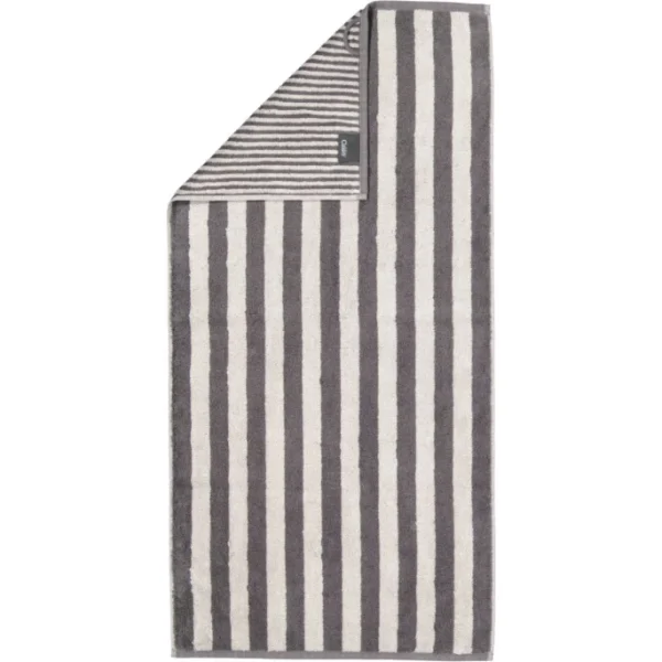 Auslauf ? Cawö Reverse Duschtuch – 70×140 Cm – Anthrazit ⭐ 1