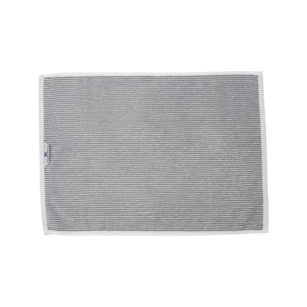 Schlussverkauf ? Lexington Original Towel Duschtuch – 70×130 Cm – White/Gray Striped ? 1