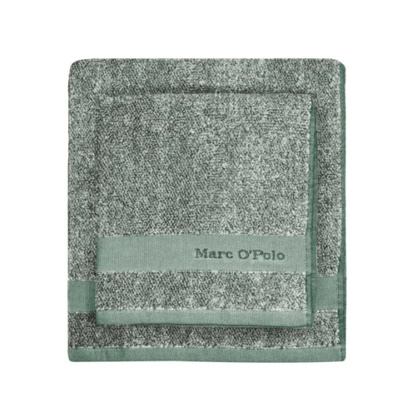 Beste Bewertungen von ? Marc O’Polo Melange Duschtuch – 70×140 Cm – Pine Green/Offwhite ? 1