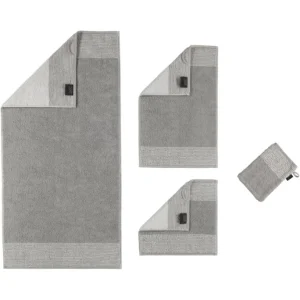 Bestes Angebot ? Cawö Two-Tone Duschtuch – 80×150 Cm – Platin ? 12