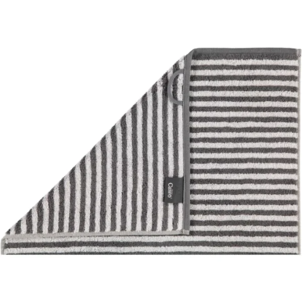 Bestpreis ? Cawö Campus Ringel Duschtuch – 70×140 Cm – Anthrazit ✨ 4