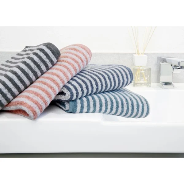 Bestpreis ? Cawö Campus Ringel Duschtuch – 70×140 Cm – Anthrazit ✨ 6