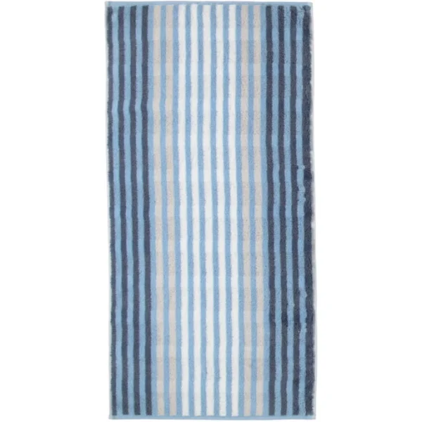 Am billigsten ? Cawö Noblesse Seasons Stripes Duschtuch – 80×150 Cm – Sky ? 1