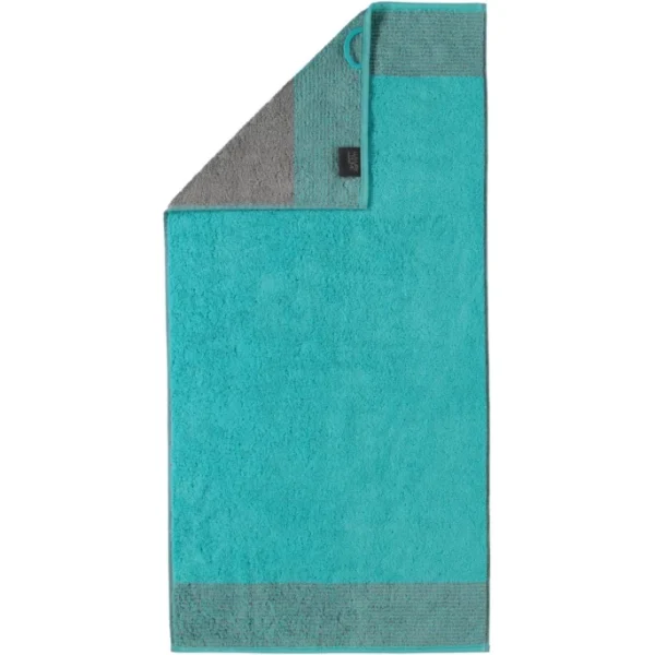 Besorgen ✔️ Cawö Two-Tone Duschtuch – 80×150 Cm – Türkis ? 1
