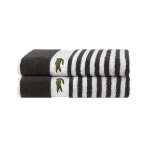 Budget ? Lacoste FRIENDLY Duschtuch – 70×140 Cm – Bitume ⌛ 7