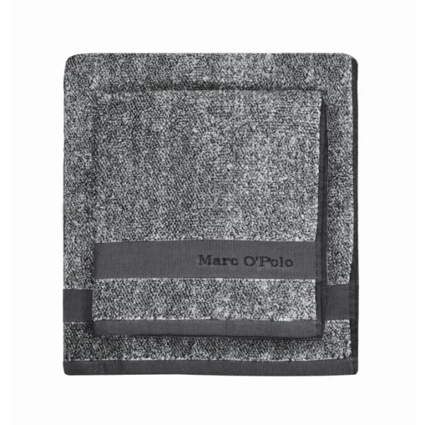 Schlussverkauf ? Marc O’Polo Melange Duschtuch – 70×140 Cm – Anthracite/silver ? 1