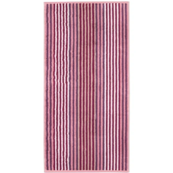 Bestpreis ? Cawö Delight Streifen Duschtuch – 70×140 Cm – Blush ? 1