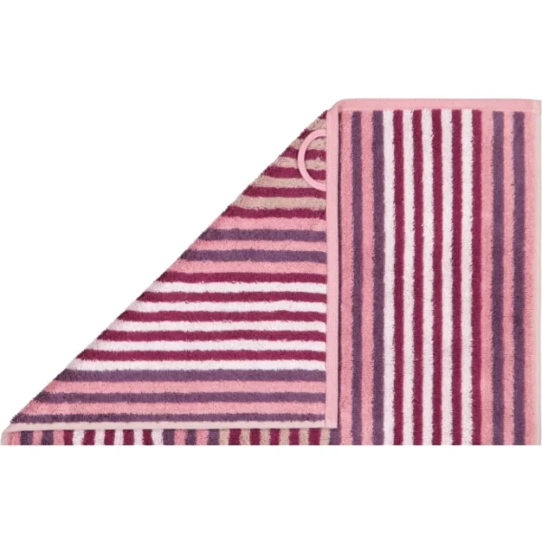 Bestpreis ? Cawö Delight Streifen Duschtuch – 70×140 Cm – Blush ? 3