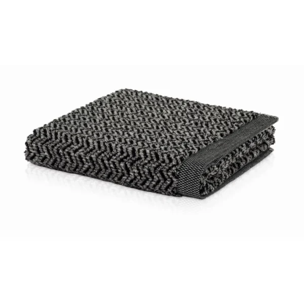 Auslauf ? Möve Brooklyn Fischgrat Duschtuch – 80×150 Cm – Nature/black ✨ 1
