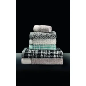 Auslauf ? Möve Brooklyn Fischgrat Duschtuch – 80×150 Cm – Nature/black ✨ 6
