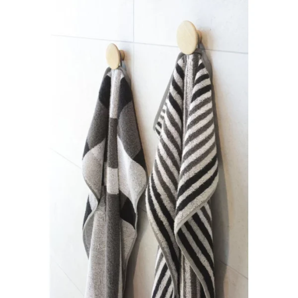 Brandneu ? Cawö Delight Streifen Duschtuch – 70×140 Cm – Platin ? 5