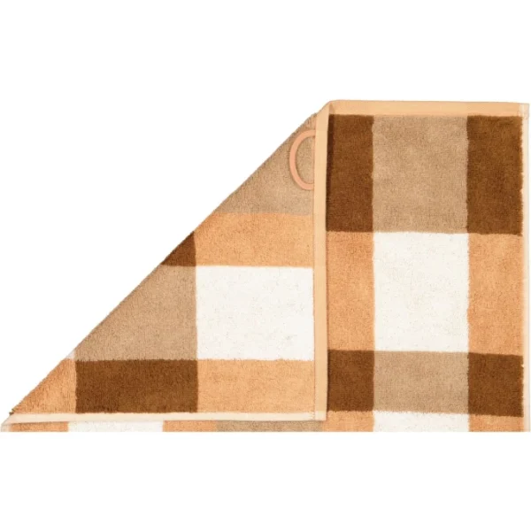Bester Verkauf ? Cawö Delight Karo Duschtuch – 70×140 Cm – Caramel ? 3