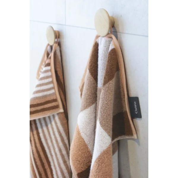 Bester Verkauf ? Cawö Delight Karo Duschtuch – 70×140 Cm – Caramel ? 5