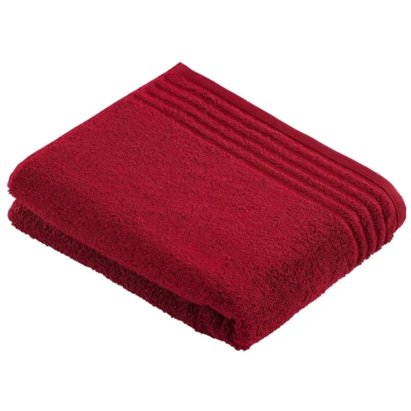 Aktion ? Vossen Vienna Style Supersoft Duschtuch – 67×140 Cm – Rubin ? 1
