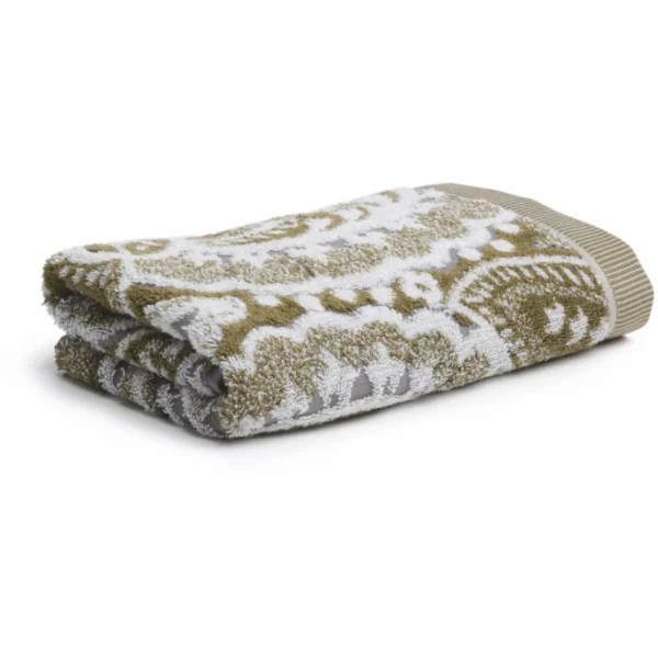 Aktion ? Möve Ethno Allover Duschtuch – 80×150 Cm – Olive ✨ 1