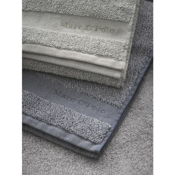 Aktion ? Marc O’Polo Melange Duschtuch – 70×140 Cm – Green/off White ❤️ 3